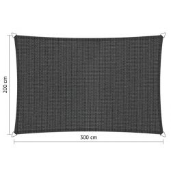 Rechthoekig schaduwdoek van Shadow Comfort