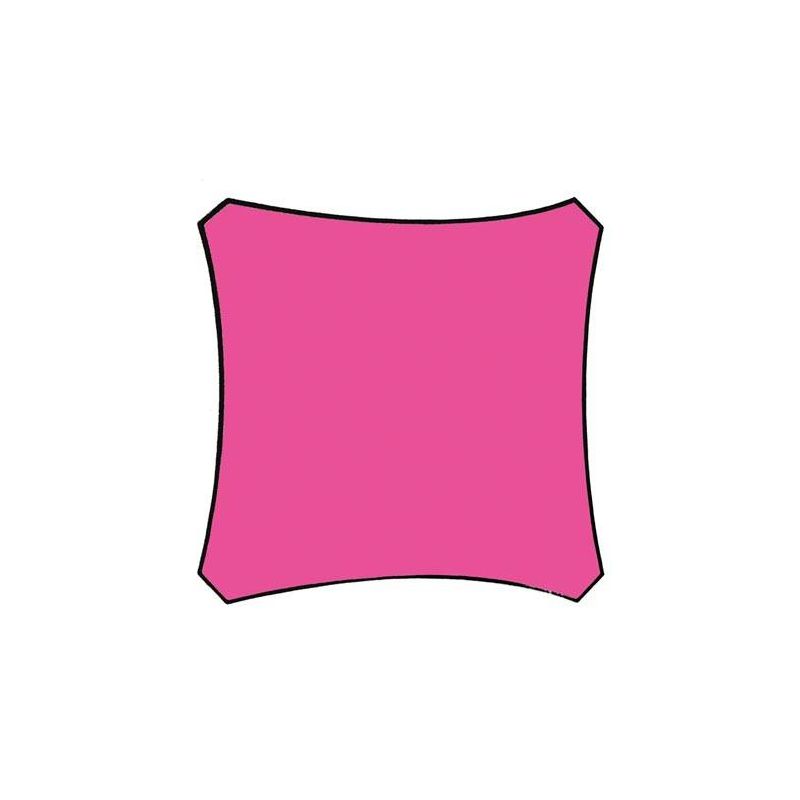 ZONNEZEIL - VIERKANT - 3.6 x 3.6 m - KLEUR: FUCHSIA