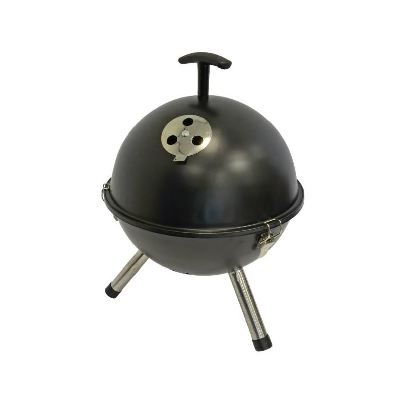 weduwe spier poeder Compleet pakket: Barbecue tafelmodel kogel, Ø32cm zwart met houtskool en  aanmaakblokjes