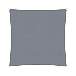 Compleet pakket: Sunfighters waterdicht 5x5m Grijs met RVS Bevestigingsset en buitendoekreiniger