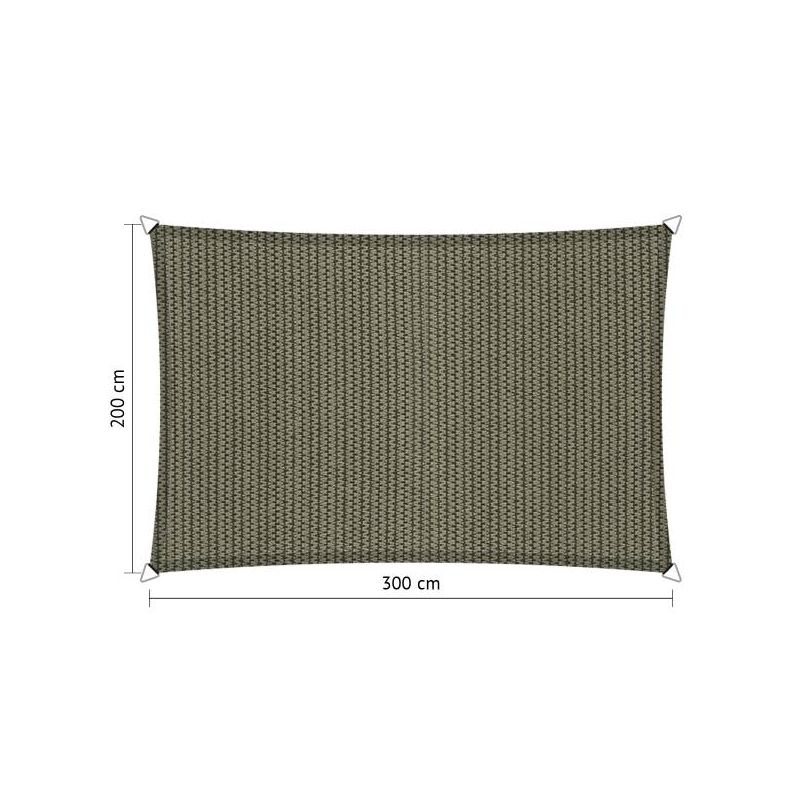 Shadow Comfort rechthoek 2x3m Desert Storm