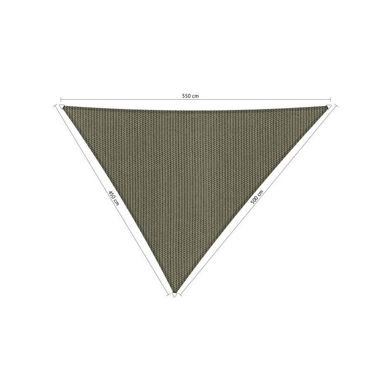 Shadow comfort driehoek Moonstone Green 4,5x5x5,5m