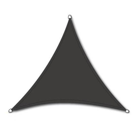 NC outdoor schaduwdoek driehoek 5m Antraciet