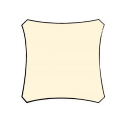 Schaduwdoek Vierkant 5x5 Cream