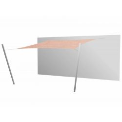 Umbrosa Ingenua schaduwzeil vierkant 4x4 m sunbrella blush