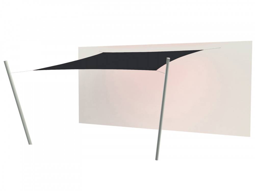Afbeelding van Umbrosa Ingenua schaduwzeil vierkant 4x4 m sunbrella black
