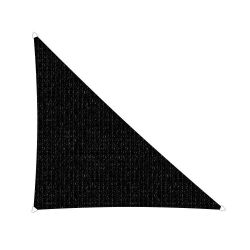 Compleet pakket: Sunfighters driehoek 3x3x4.2m Zwart met RVS Bevestigingsset en buitendoekreiniger