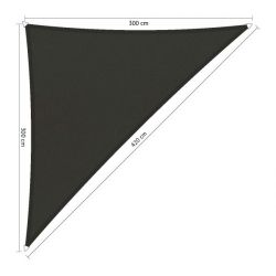 Shadow Comfort waterafstotend, driehoek 3x3x4,2m Vintage grey