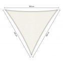 Shadow Comfort driehoek 3x3x3m Arctic White