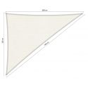 Shadow Comfort driehoek 5x6x7,8m Arctic White