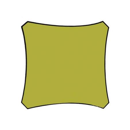 Schaduwdoek Vierkant 3,6x3,6 Lichtgroen