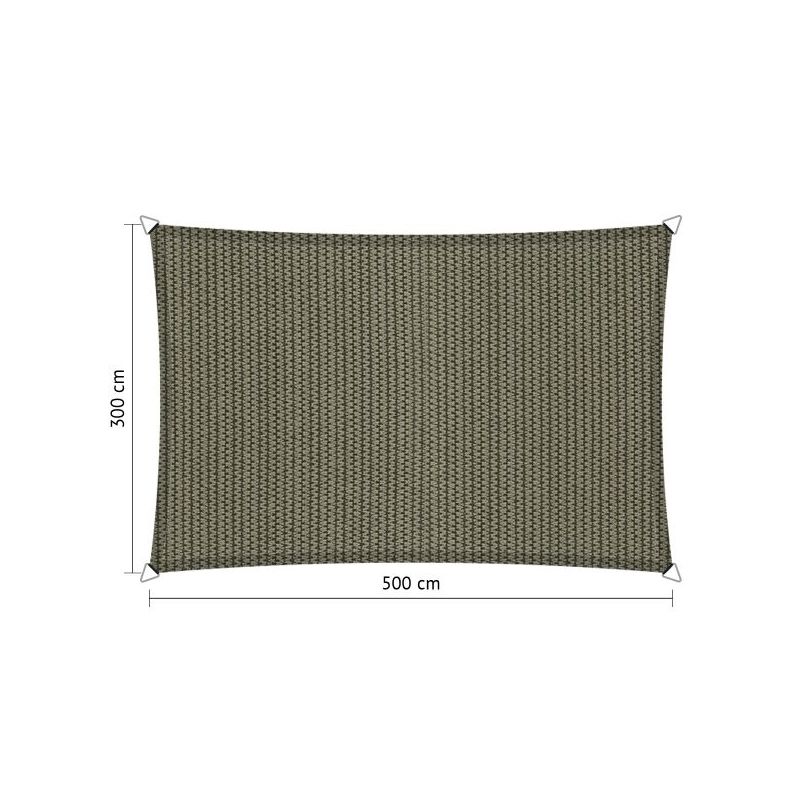 Schaduwdoek / shadesail Shadow Comfort rechthoek / rectangle 3,00x5,00 meter
