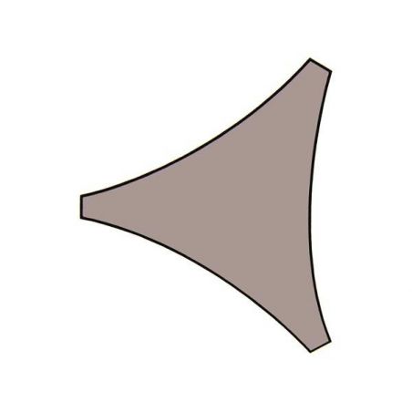 Schaduwdoek Driehoek 3,6x3,6x3,6 Taupe