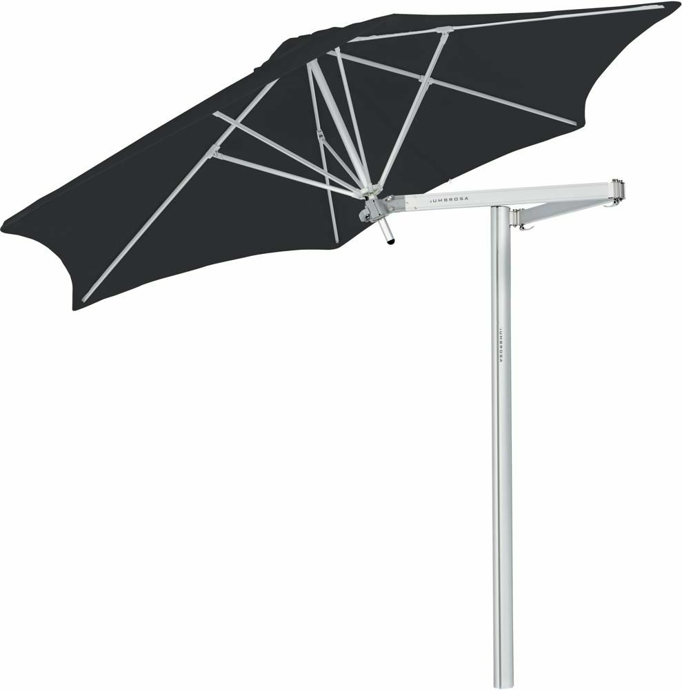Afbeelding van Umbrosa Paraflex Mono parasol | 2.7 m | Zwart | Klassieke Arm