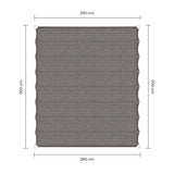 Sunfighters Wavesail Waterdicht 2,90x5 Grijs