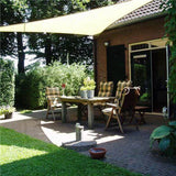 NC outdoor schaduwdoek driehoek 3.6m Wit