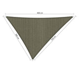 Shadow Comfort driehoek 3x3,5x4m Desert Storm