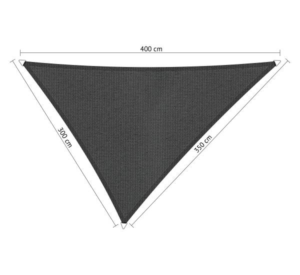 Shadow Comfort driehoek 3x3,5x4m Carbon Black