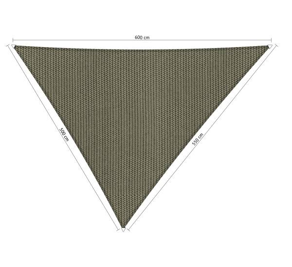 Shadow Comfort driehoek 5x5,5x6m Desert Storm