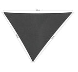 Shadow Comfort driehoek 5x5,5x6m Carbon Black