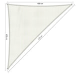 Shadow Comfort 90 graden driehoek 4x4x5.7m Arctic White