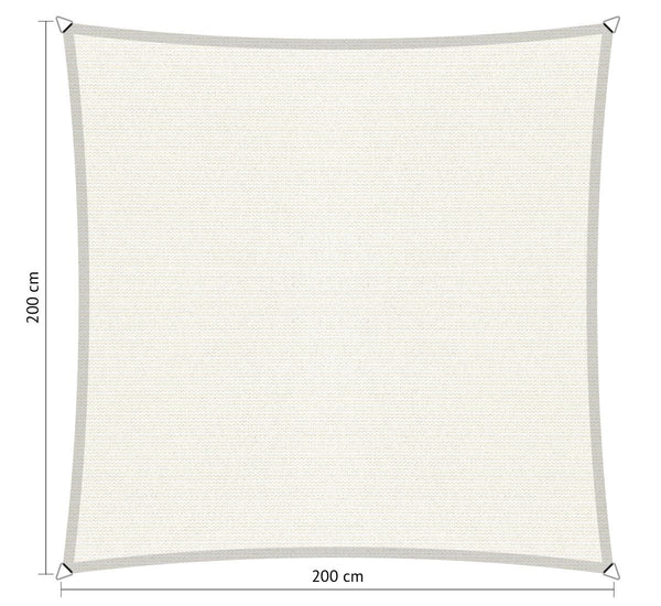 Shadow Comfort vierkant 2x2m Arctic White