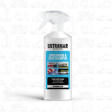 Compleet pakket: Sunfighters rechthoek 3x4m Wit met RVS Bevestigingsset en buitendoekreiniger