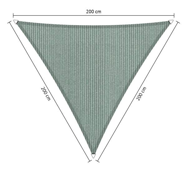 Shadow Comfort driehoek 2x2x2m Country Blue