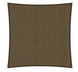 Compleet pakket: Shadow Comfort vierkant 3,6x3,6 Japanese Brown met RVS Bevestigingsset en buitendoekreiniger