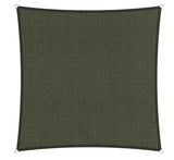 Compleet pakket: Shadow Comfort vierkant 3,6x3,6 Deep Grey met RVS Bevestigingsset en buitendoekreiniger