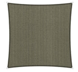 Compleet pakket: Shadow Comfort vierkant 3,6x3,6 Desert Storm met RVS Bevestigingsset en buitendoekreiniger