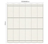 Shadow Comfort Harmonicadoek 3,7x5m Arctic White incl. bevestigingsset