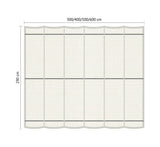 Shadow Comfort Harmonicadoek 3,7x5m Arctic White incl. bevestigingsset