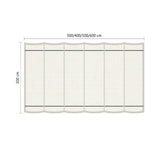 Shadow Comfort Harmonicadoek 3,7x5m Arctic White incl. bevestigingsset