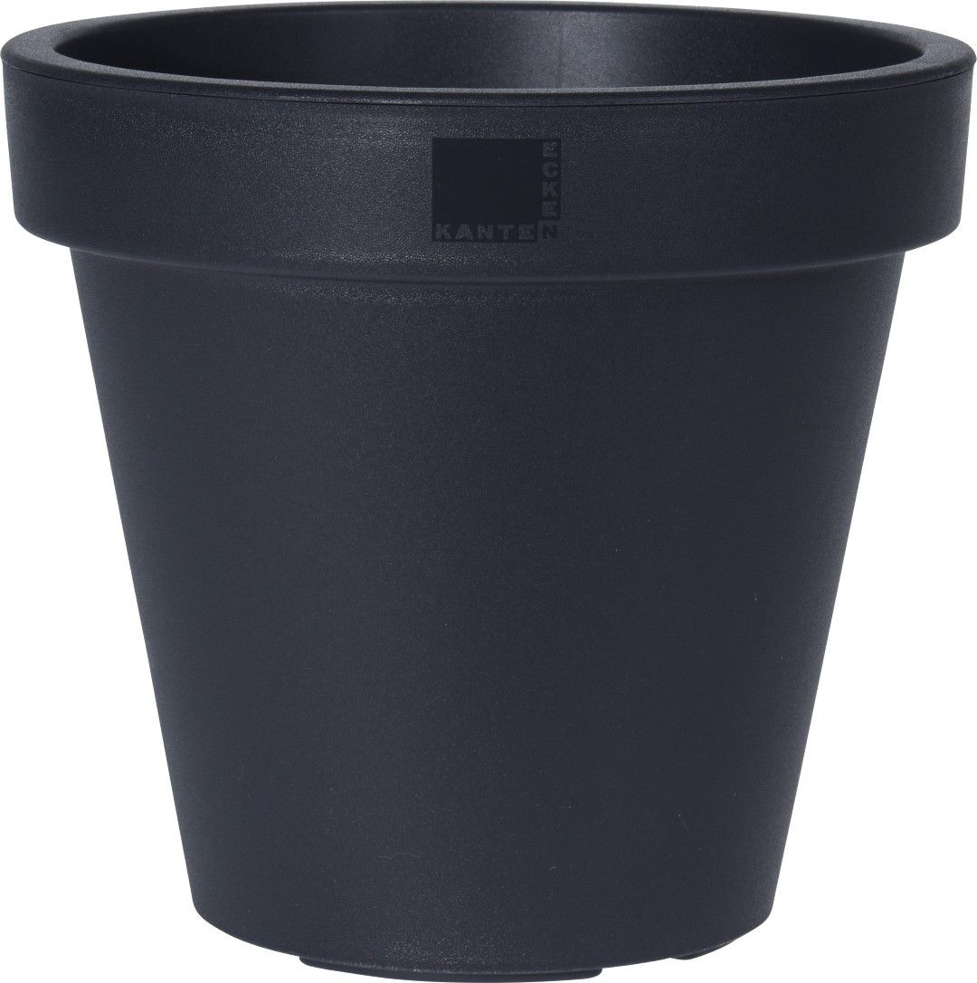 Bloempot EK rond 20cm Zwart