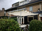 Compleet pakket: Sunfighters Wavesail Waterdicht 2,90x5 Ivoor met buitendoekreiniger