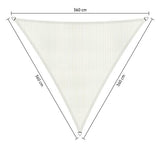 Shadow Comfort driehoek 3,6x3,6x3,6m Mineral White