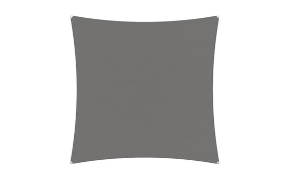 Compleet pakket: Umbrosa Ingenua schaduwzeil vierkant 3x3 m solidum grey met bevestigingsset en buitendoekreiniger