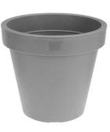 3 X Bloempot EK rond 25cm Lichtgrijs