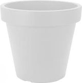 3 X Bloempot EK rond 20 cm Wit