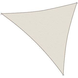 SCHADUWDOEK DRIEHOEK WIT 3,6x3,6x3,6m met Bevestigingsset