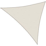 SCHADUWDOEK DRIEHOEK WIT 3,6x3,6x3,6m met Bevestigingsset