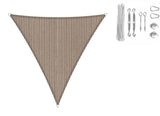 Shadow Comfort driehoek 3,6x3,6x3,6m Post Modern Mauve met Bevestigingsset