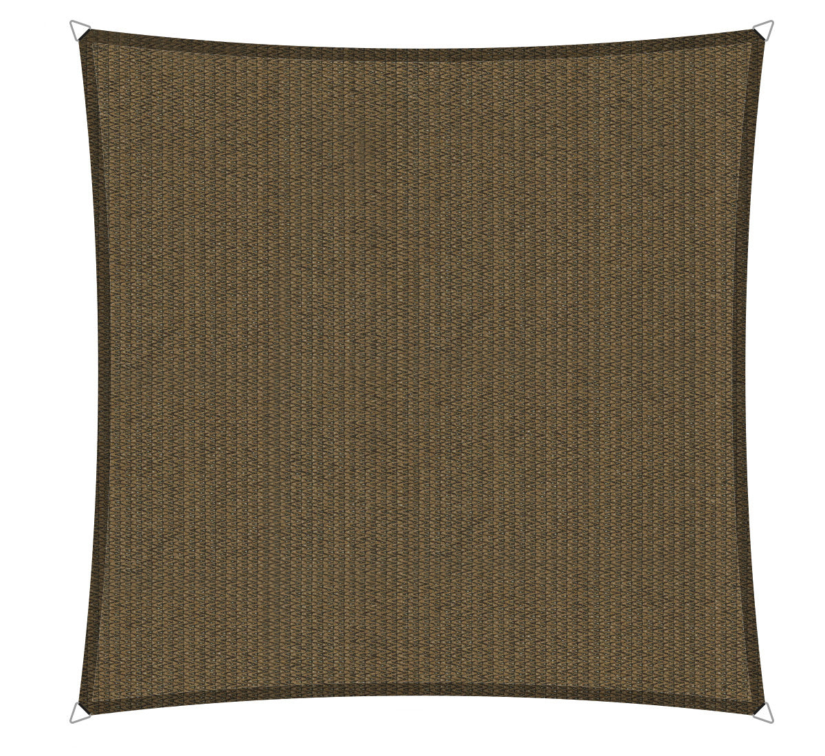 Shadow Comfort vierkant 3,6x3,6m Japanese Brown met bevestigingsset
