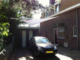 Sunfighters Driehoek 3,5x4x4,5 Ivoor met bevestigingsset
