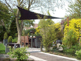 Sunfighters Driehoek 5 meter Zwart met bevestigingsset