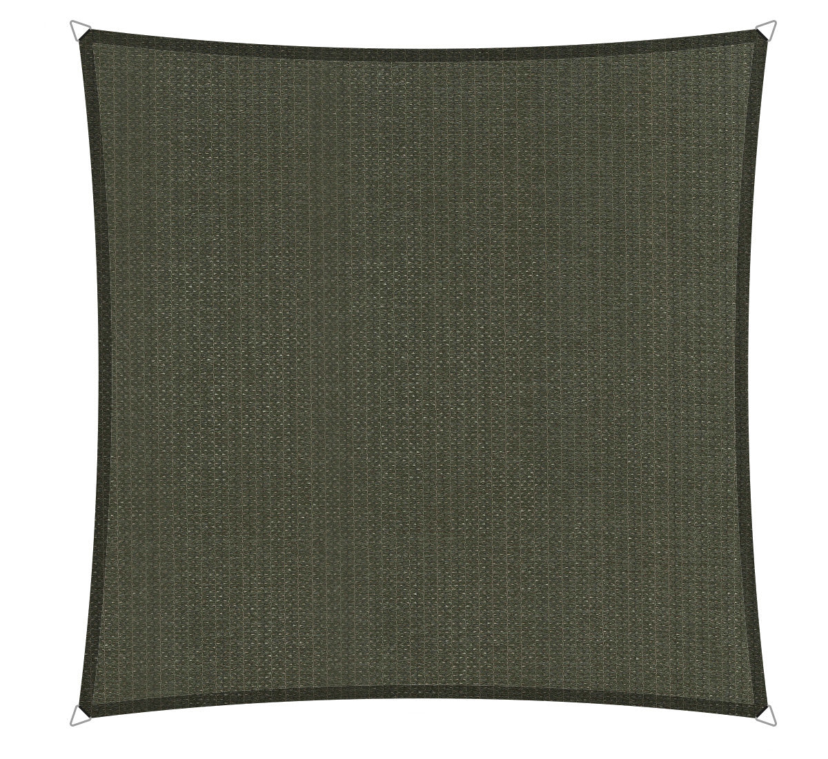 Compleet pakket: Shadow Comfort vierkant 3,6x3,6m Deep Grey inclusief bevestigingsset