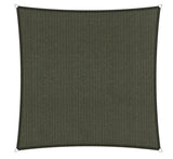 Compleet pakket: Shadow Comfort vierkant 3,6x3,6m Deep Grey inclusief bevestigingsset