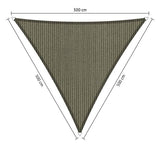 Shadow Comfort driehoek 5x5x5m Desert Storm