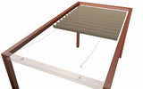Shadow Comfort Harmonicadoek 2x3m Mineral White incl. bevestigingsset